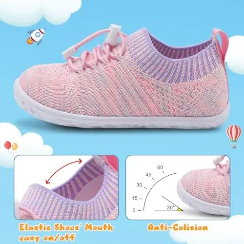 Centipede Demon Toddler Shoes for Boys Girls Baby Kids Slip on Walking Shoe Breathable Sock Shoes Lightweight Soft Sneakers - 3