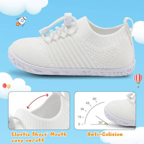 Centipede Demon Toddler Shoes for Boys Girls Baby Kids Slip on Walking Shoes Breathable Sock Shoes Lightweight Soft Sneakers - 27