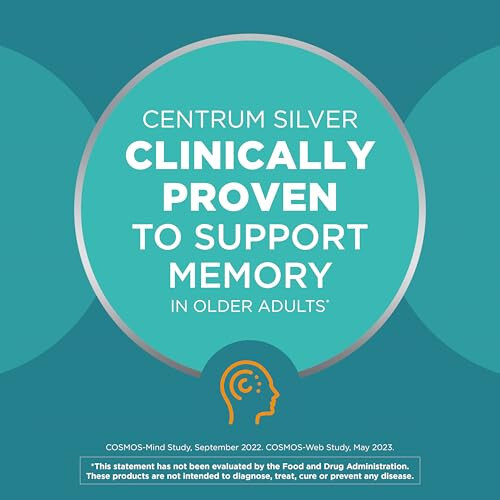 Centrum Minis Silver Multivitamin Tablet for Adults 50 Plus, Multimineral Supplement, Vitamin D3, B-Vitamins, Gluten Free, Non-GMO Ingredients, Supports Memory and Cognition in Older Adults - 320 Ct - 8