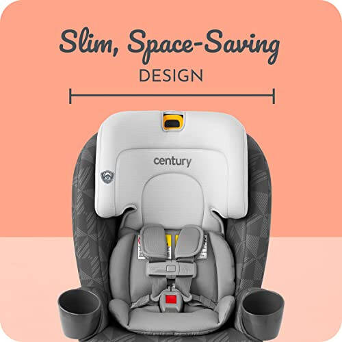Century Drive On 3-in-1 Car Seat – All-in-One Car Seat for Kids 5-100 lb, Metro - 4