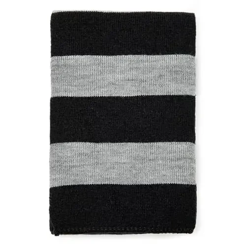 Century Star Womens Winter Oversized Large Triangle Shawl Wrap - Warm Fall Plaid Knit Scarf - 5