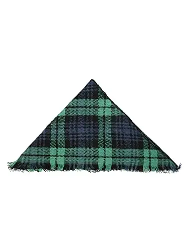 Century Star Womens Winter Oversized Large Triangle Shawl Wrap - Warm Fall Plaid Knit Scarf - 6