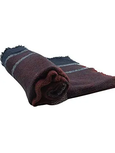 Century Star Womens Qishki katta hajmli uchburchak ro'mol - Issiq kuzgi katakli trikotaj sharf - 3
