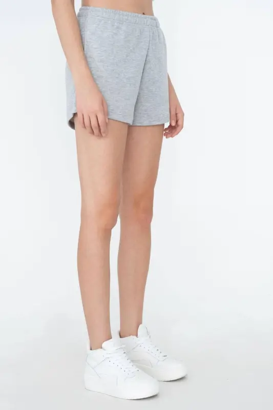 Cepli Belli Lastikli Short Sh1010-n12-Kulrang Melanj - 4