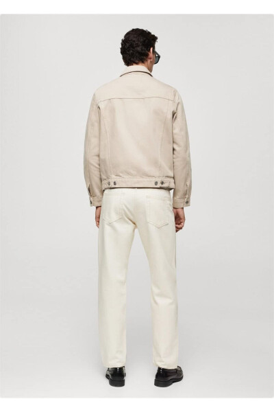 Cepli denim mont - Bej - 4
