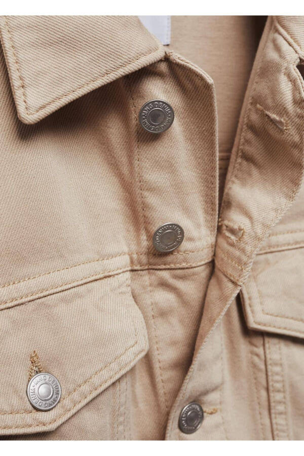Cepli denim mont - Bej - 5
