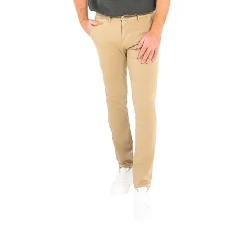 Sunger Pants Men’s Slim Fit Chino Pant with Pocket Casual and Office Work - 1