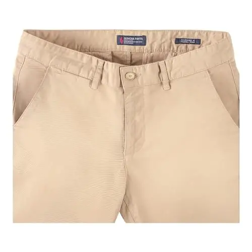 Sunger Pants Men’s Slim Fit Chino Pant with Pocket Casual and Office Work - 5