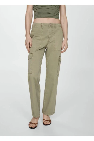 Cepli kargo jean pantolon - 1