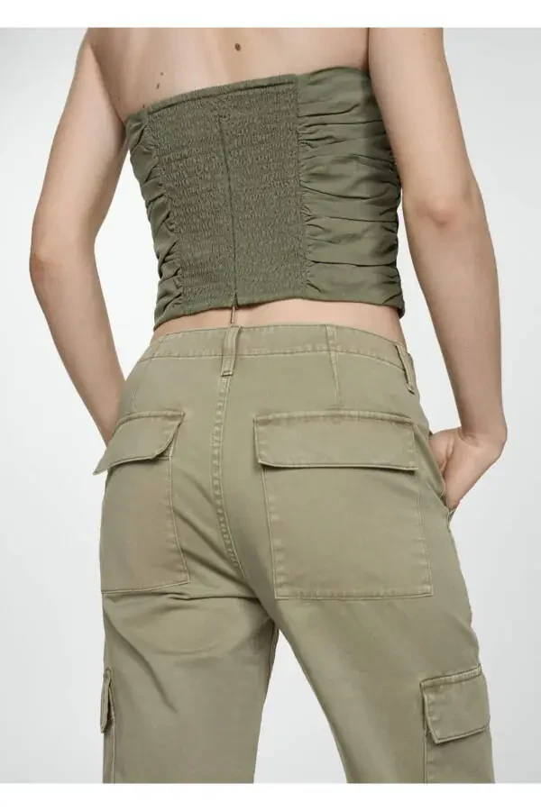 Cepli kargo jean pantolon - 7