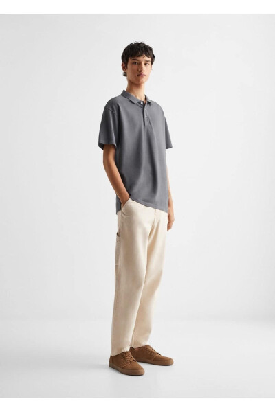 Cepli Kargo Pantolon-Bej - MANGO TEEN (1)