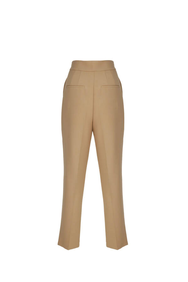 Cepli Klasik Kesim Pantolon - Camel - 3