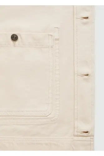 Cepli denim gömlek ceket - 6