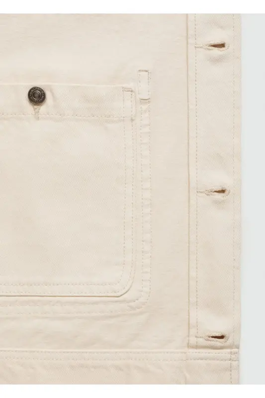 Cepli denim gömlek ceket - 6