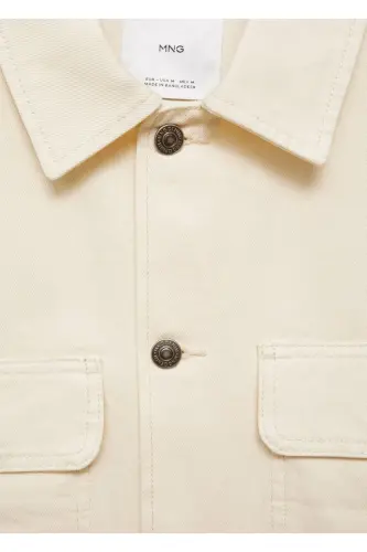 Cepli denim gömlek ceket - 8