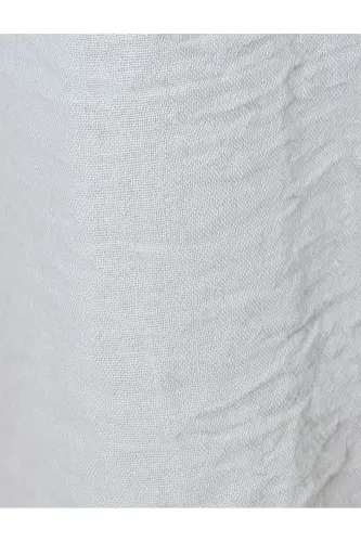 Cepli ko'ylak qisqa yengli past yelkali klassik yoqali - Kulrang - 6