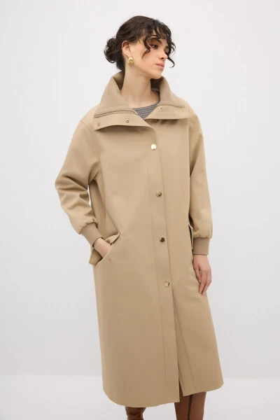Cepli uzun palto - 4