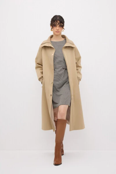 Cepli uzun palto - 6