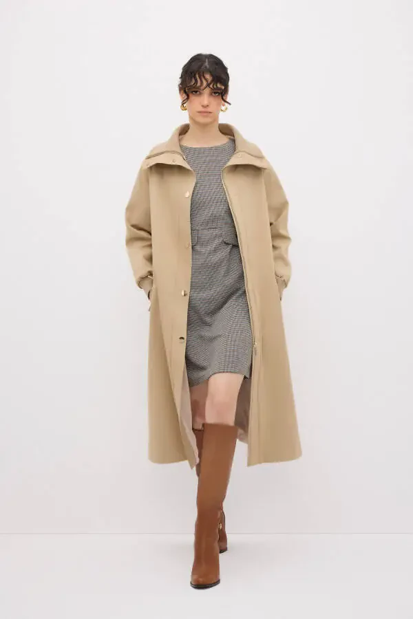 Cepli uzun palto - 6