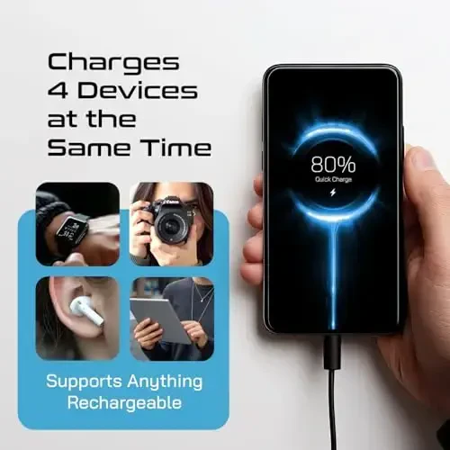 Ceptics Step Down Voltage Converter US to Europe - 200W Convert 220V to 110V for Curling Iron, Straightener, Charger – USB-A & C Fast Charging – SwadApt Type A, B, C, E/F, G, I Included - 7