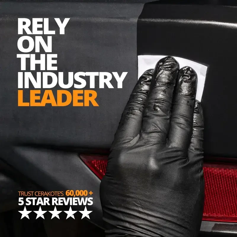 Cerakote Ceramic Trim Coat, Plastic Trim Restorer for Cars - Максимальная прочность - 8 Pack - 5