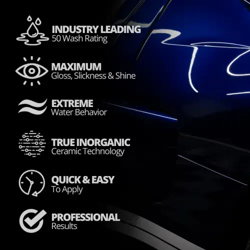 Cerakote Platinum Rapid Ceramic Paint Sealant Kit, High Gloss Protective Coating for Cars, 12 fl oz- - 3