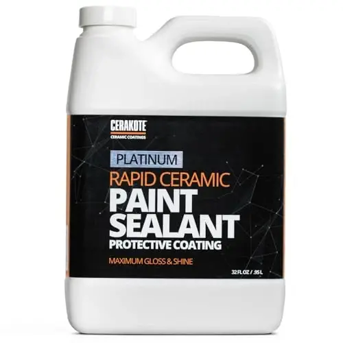 CERAKOTE® Tez Seramik Bo'yoq Muhrlovchi Sprey - 32 untsiya Ommaviy Paket - Avtomobillar uchun Juda Gidrofob Seramik Qoplama - Maksimal Yaltiroq va Yorqinlik - Tengsiz Silliqlik - Professional Natijalar - 4