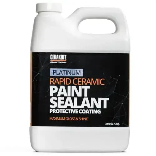 CERAKOTE® Tez Seramik Bo'yoq Muhrlovchi Sprey - 32 untsiya Ommaviy Paket - Avtomobillar uchun Juda Gidrofob Seramik Qoplama - Maksimal Yaltiroq va Yorqinlik - Tengsiz Silliqlik - Professional Natijalar - 4
