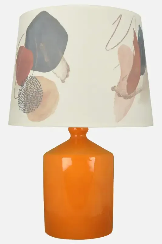 Ceramic Cube Vase Lampshade Mustard - Abstract-Abstract - 1