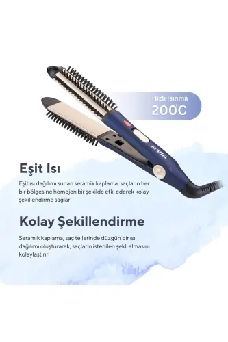 Ceramic Hair Straightener and Styler - KUMTEL (1)