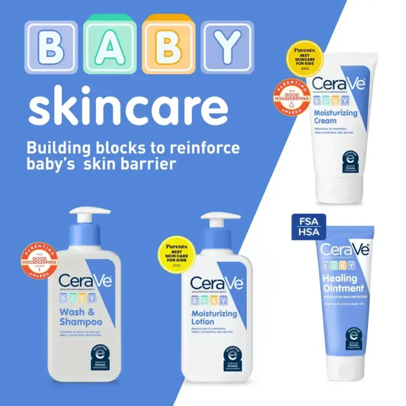 CeraVe Baby Moisturizing Cream, Gentle Hydrating Moisturizer for Baby and Toddler, 5 oz - 2