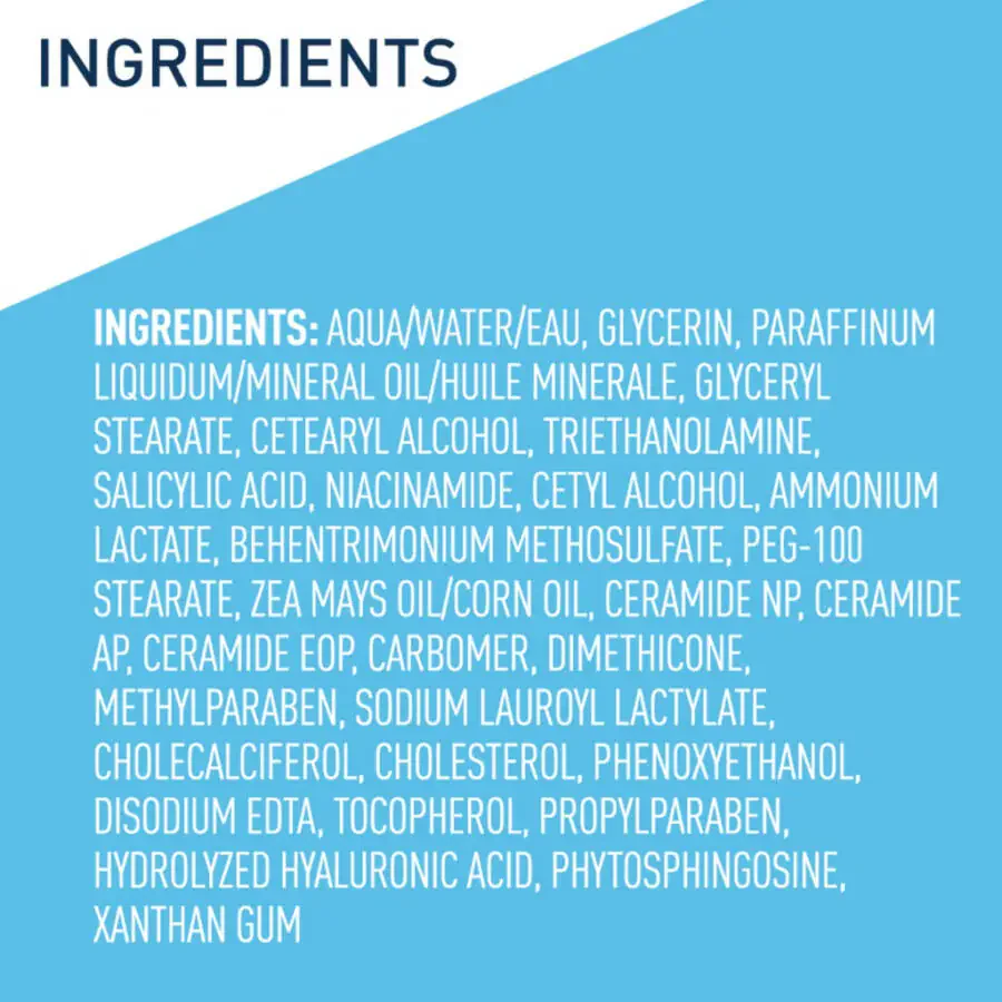 CeraVe Pürüzlü va g'adir-g'udrat terini tiklash uchungi SA tanaviy kremi, 12 untsiya. - 7