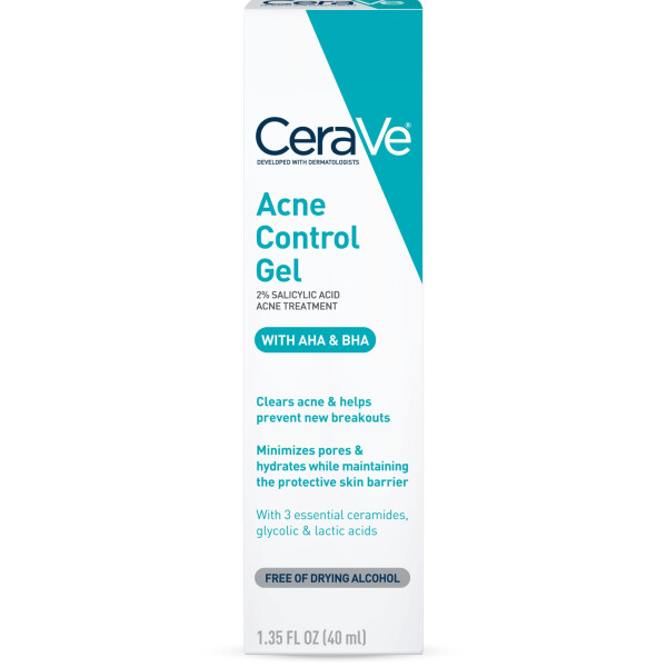 CeraVe Salicylic Acid Acne Control Gel Treatment, Acne Treatment for Face, 1.35 fl oz. - 11