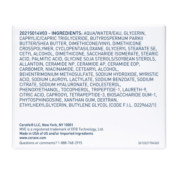 CeraVe Skin Renewing Yüz Gece Kremi Tüm Cilt Tipleri İçin Peptit Kompleksi ve Hyaluronik Asitli, 1.7 oz - 9