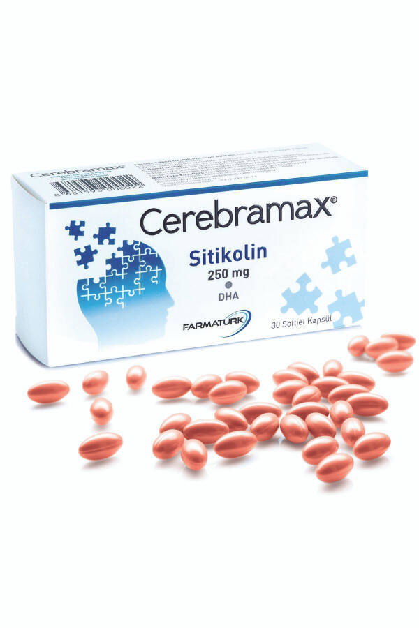 Cerebramax 30 Kapsül - Sitikolin İçerikli - 1