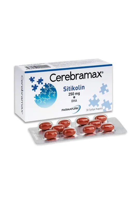 Cerebramax 30 Kapsula - Sitikolin Tarkibida - 1