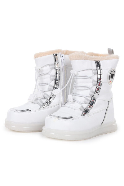 Cern Zippered Girls Boots - 3