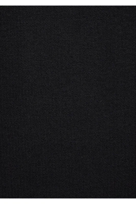 Черная базовая толстовка с полумолнией, 0S10278-900 - 8