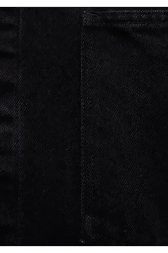 Черная Джинсовая Рубашка Regular Fit / Обычный Крой 0211 - 5