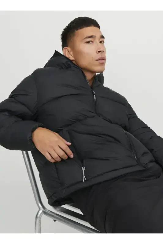 Черная мужская куртка-пуховик 12238878_JORSTEAD PUFFER JACKET - 3