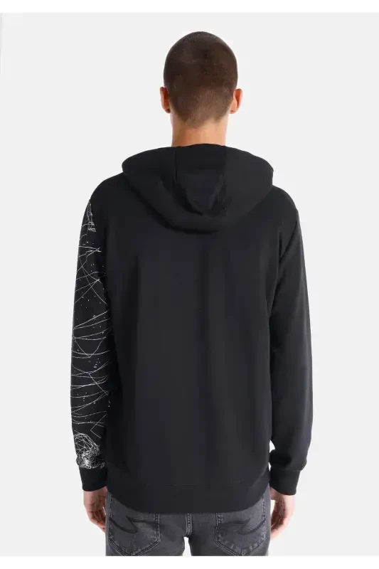 Черная мужская толстовка - 2