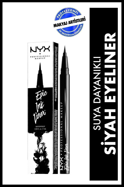 Черная подводка для глаз - Epic Ink Liner 800897085605 - 25