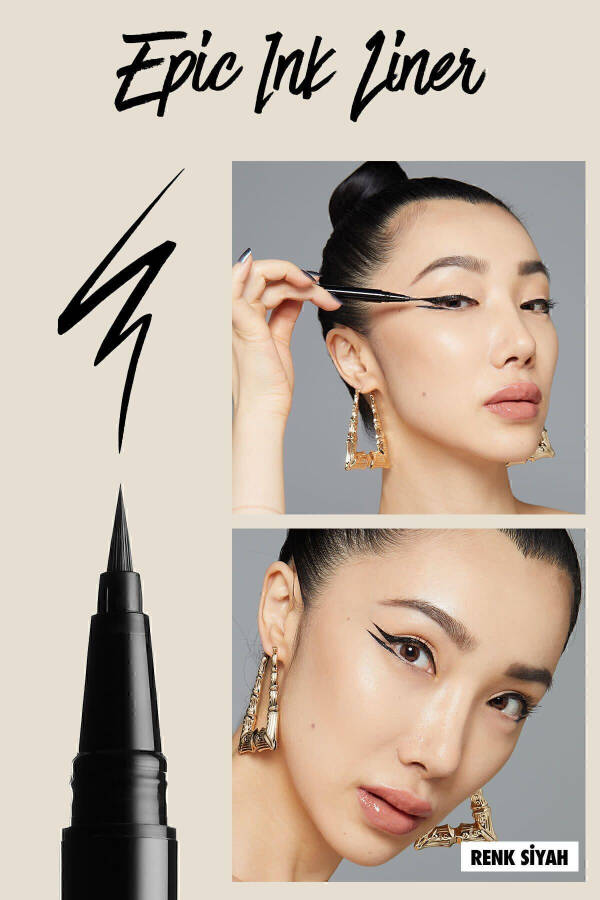 Черная подводка для глаз - Epic Ink Liner 800897085605 - 11