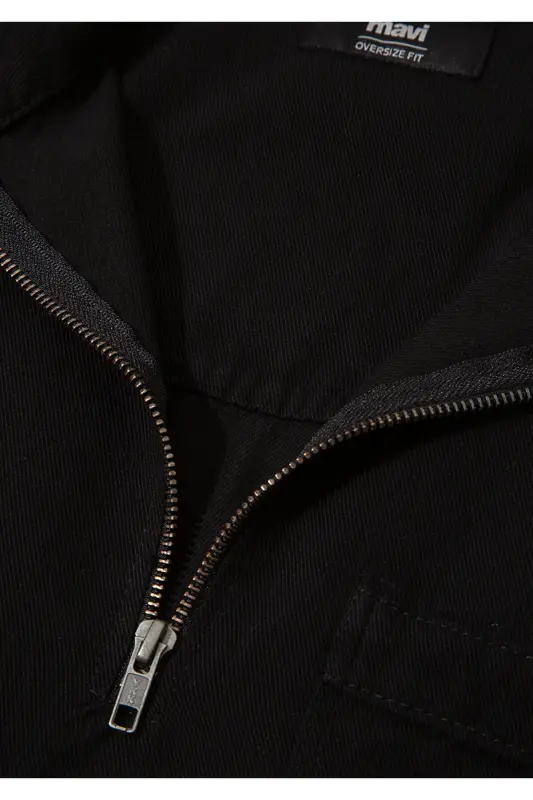 Чёрная Рубашка Oversize / Свободный Крой 0211137-900 - 8