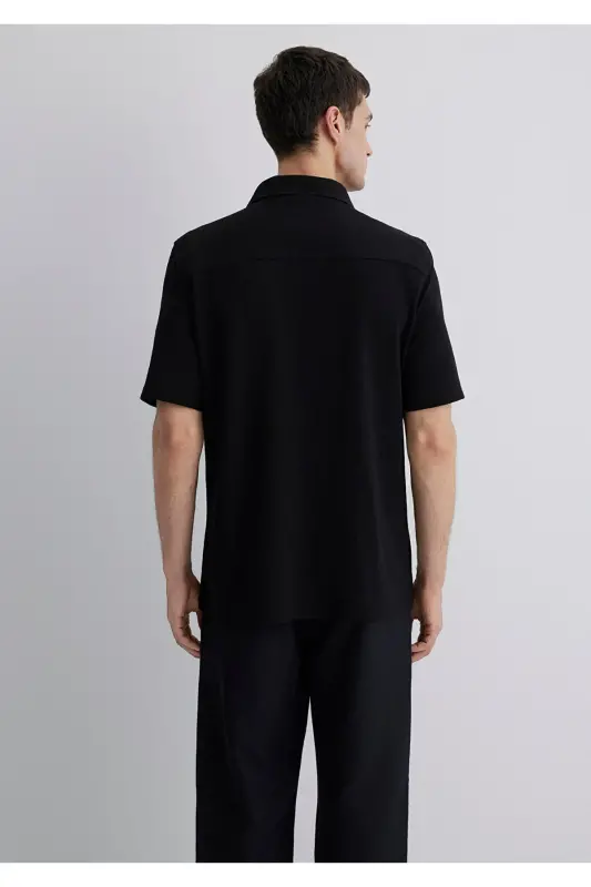 Черная Рубашка Regular Fit / Нормальный Крой 0211552-90 - 5