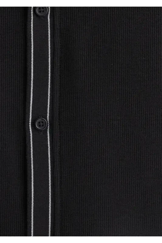 Черная Рубашка Regular Fit / Нормальный Крой 0211621-90 - 7