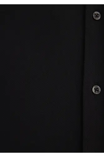 Черная Рубашка Slim Fit / Узкий Крой 0211583-900-Siya - 7