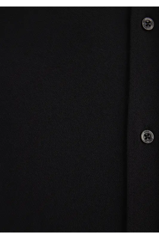 Черная Рубашка Slim Fit / Узкий Крой 0211583-900-Siya - 7