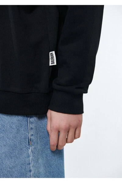 Черная толстовка с принтом «Разоблачь правду» 0611235-900 - 4