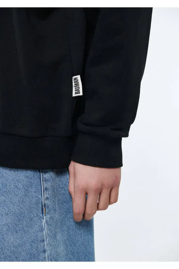 Черная толстовка с принтом «Разоблачь правду» 0611235-900 - 4